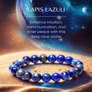 Lapis Lazuli Stone Bracelet – The Gem of Wisdom & Inner Peace