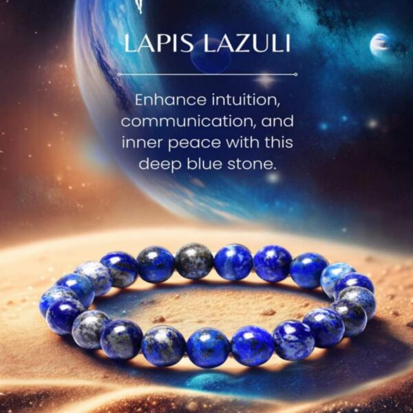 Lapis Lazuli Stone Bracelet – The Gem of Wisdom & Inner Peace