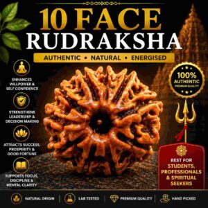दस मुखी रुद्राक्ष (10 Mukhi Rudraksha)