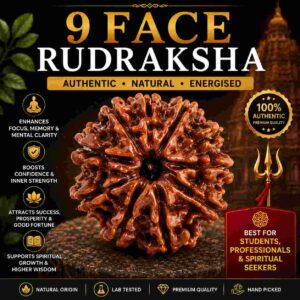 नौ मुखी रुद्राक्ष (9 Mukhi Rudraksha)
