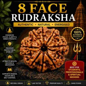 आठ मुखी रुद्राक्ष (8 Mukhi Rudraksha)