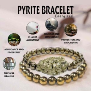 Pyrite Bracelet – The Stone of Wealth, Protection, and Confidence 💰✨