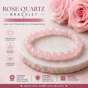рд░реЛрдЬрд╝ рдХреНрд╡рд╛рд░реНрдЯреНрдЬ (Rose Quartz Bracelet)